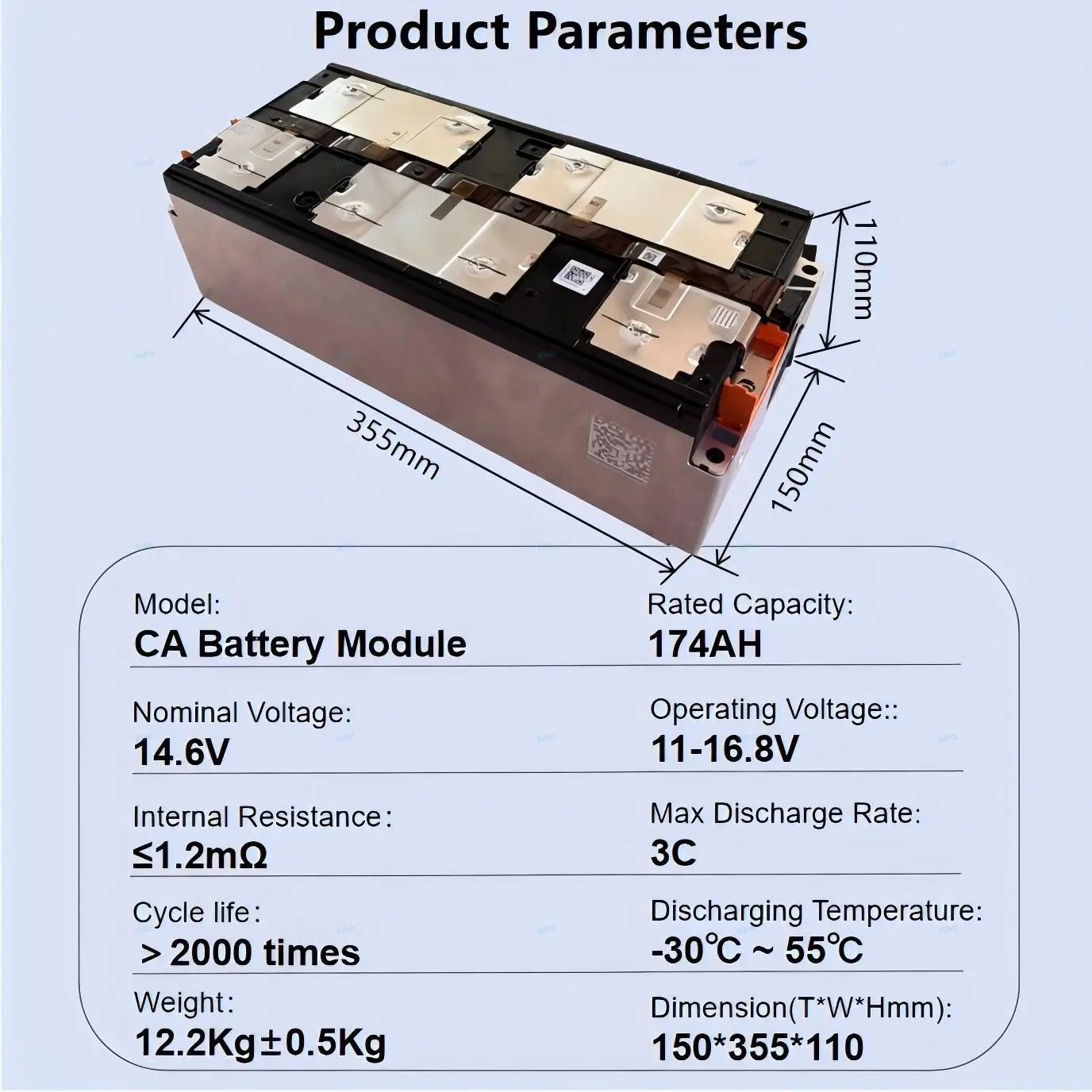 Catl 195Ah 180Ah 174Ah 4s1p 14 8 v модуль аккумуляторной батареи 4S1P аккумуляторная батарея для электромобилей 1P4S