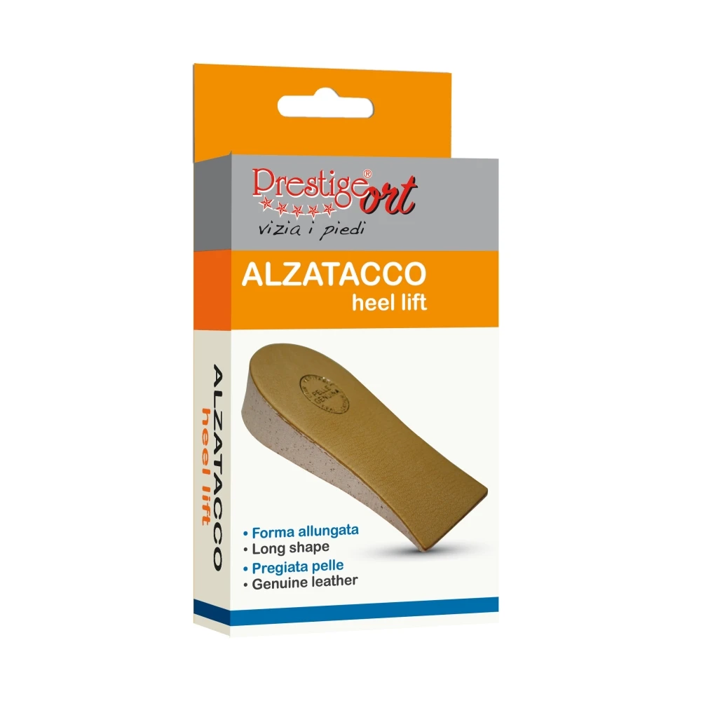 Factory Direct 2 Cm Genuine Leather Height Increasing Insoles A1620 Cork-Like Heel Cushion Covered In Leather