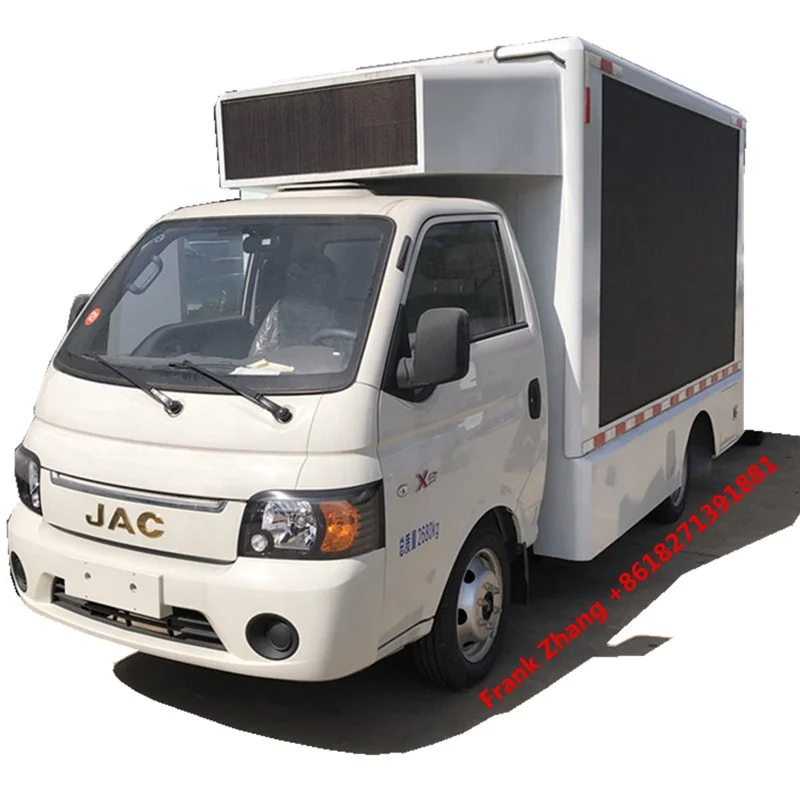 4x2 евро 6 бензиновые светодиодные Мобильные Рекламные грузовики JAC для