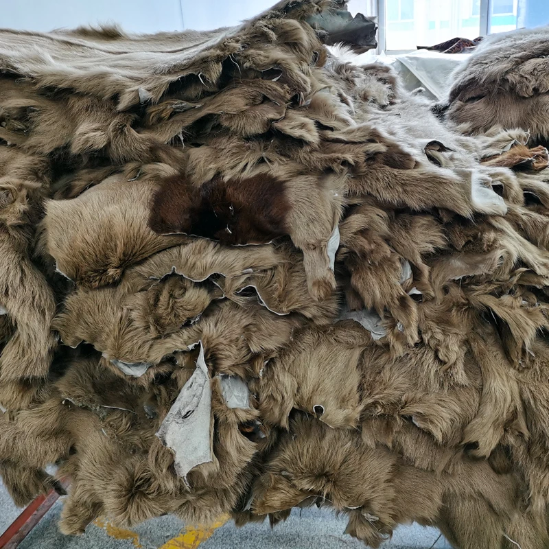 High Quality Real Wool Genuine Sheep Leather Skins Hides Soft Fur for sale