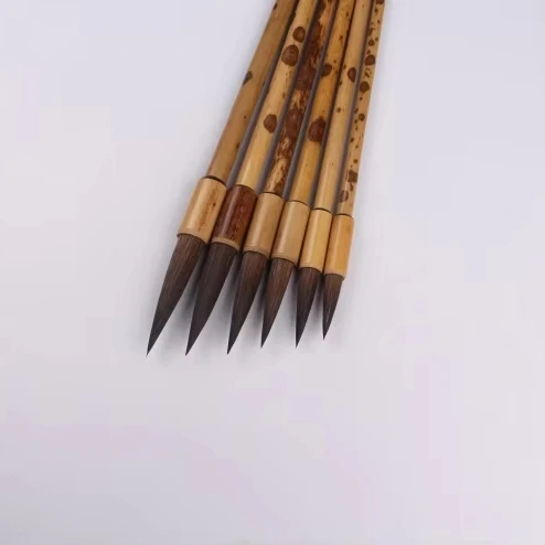 Handmade Traditional Chinese Calligraphy Ceramic Paint Brushes High Quality Brushes Writing