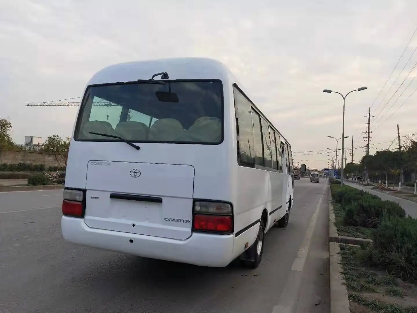 Original Japan Used Toyota Coaster Mini Bus for Sale 23-30 seater bus Passenger Bus left hand drive good Performance