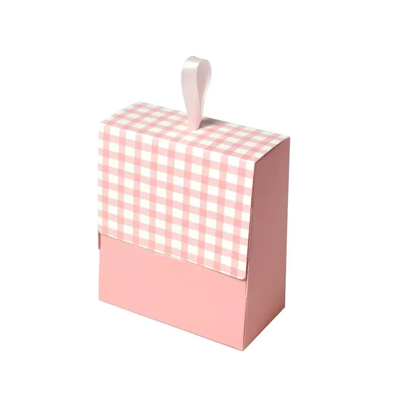 Professional customized design candy gift box personalized gift box of square pattern candy biscuit packaging box