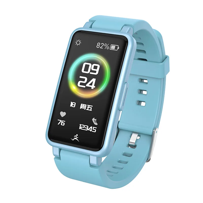 C2plus smart bracelet waterproof large battery pedometer heart rate blood pressure blood oxygen music weather sports bracelet