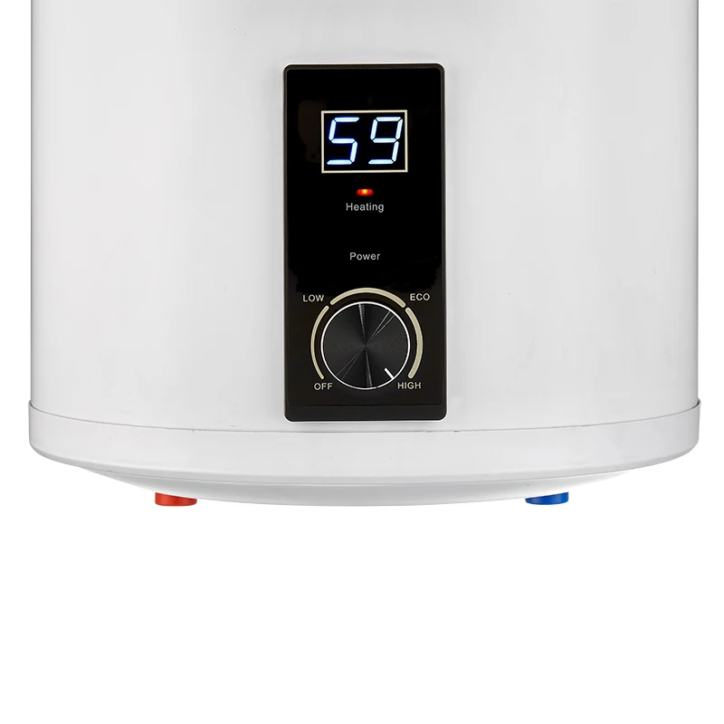 High Quality Wholesale Electric Tank Water Heater Horizontal 50L 100L Storage Shower Heater Household Wall Mounted Plastic