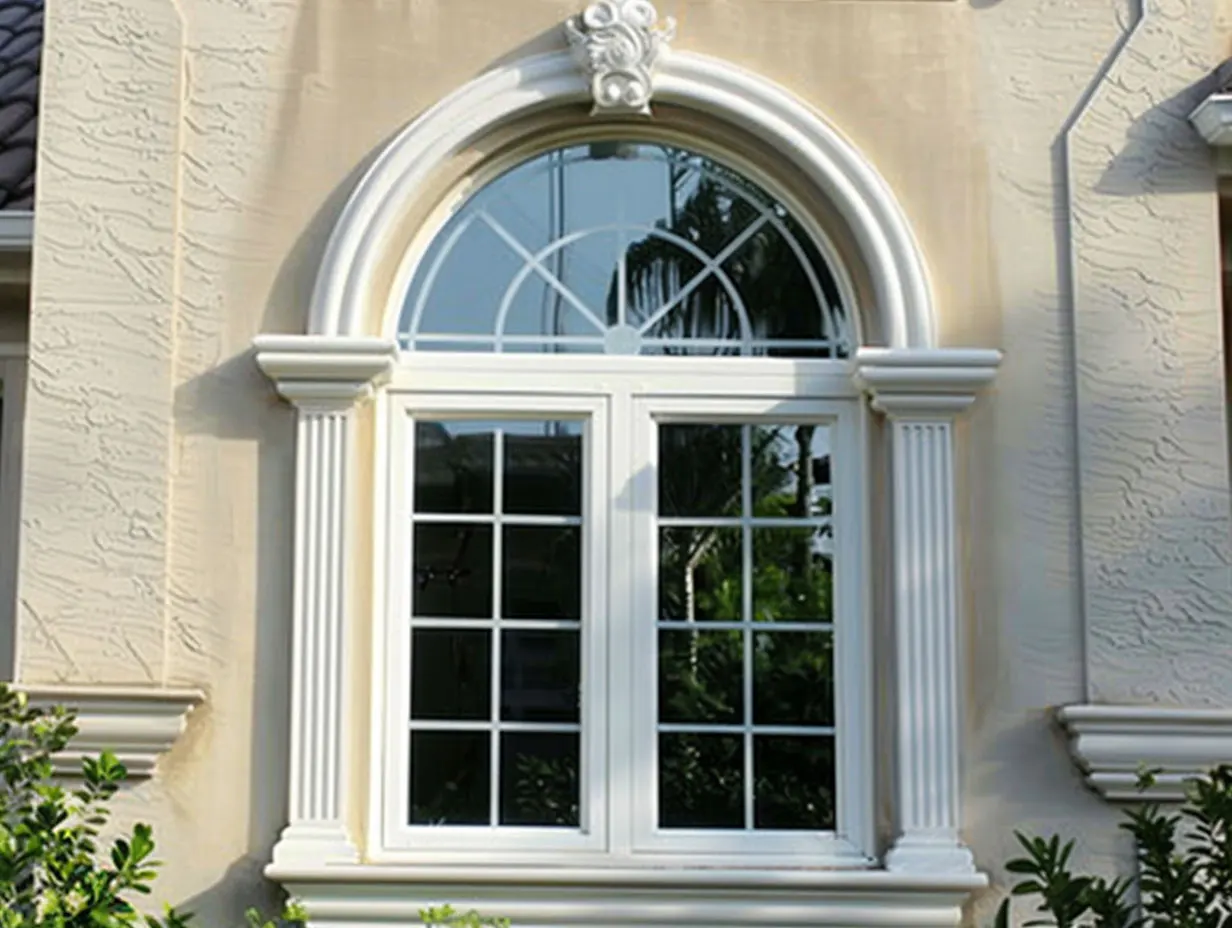 Decorative Wholesale GFRC Cement Concrete Window Sill Custom Window Frame Wall Moulding Grc for House Decorative