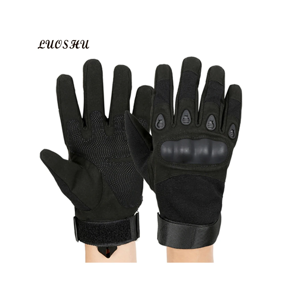 Stock Safety Hard Knuckle Cut Proof Hunting Shooting Gloves Quality Full Half Finger Motorcycle Riding Tactical Racing Gloves