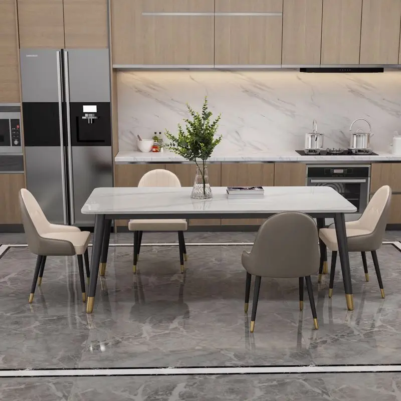 Hot Sale Walnut Dining Table And 4 Chairs With Great Price