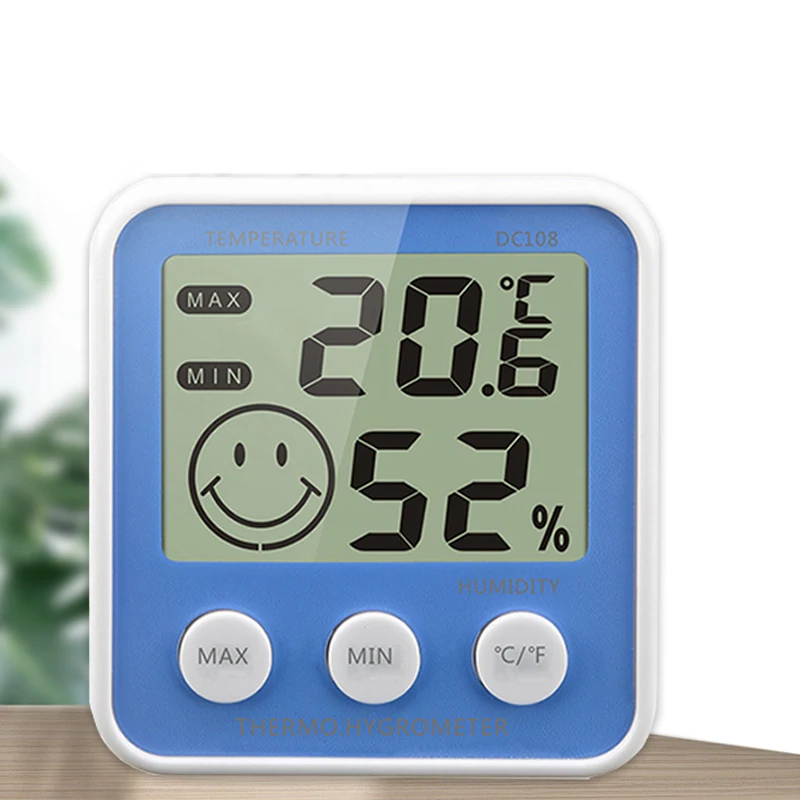 LCD Digital Indoor Multi Comfort level Hygrometer Humidity Thermometer Meter