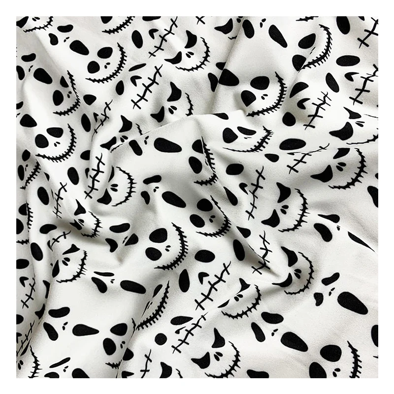 DBP fabric custom design double brushed poly digital print DTY jersey spandex fabric