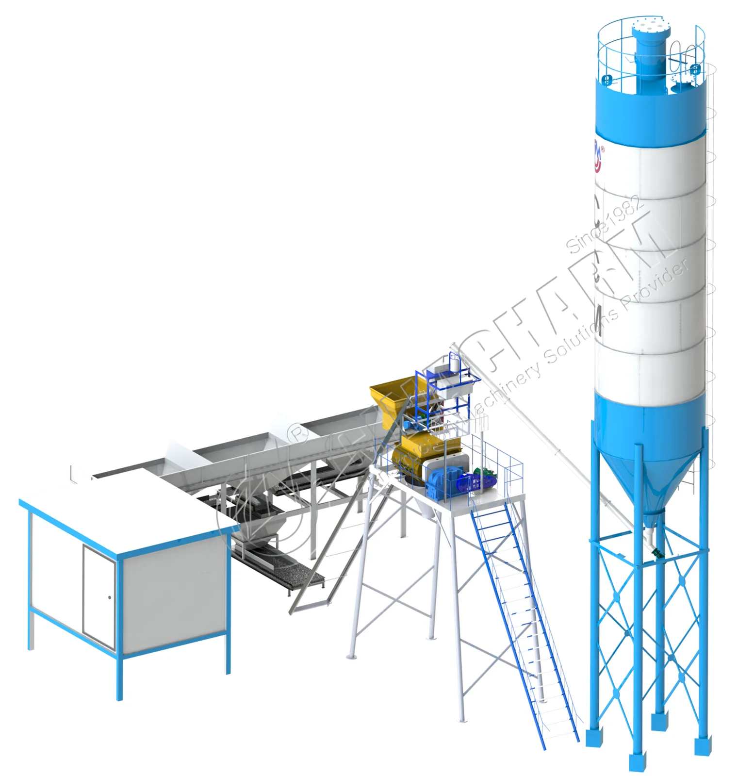 HZS50 concrete batching plant maintenance checklist concrete mixing plant manufacturer concrete mixing plant process flow chart