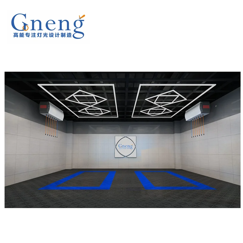 Светодиодная трубка ZT2088 zoneng 100lm/w для освещения гаража и выставочного зала автомобиля с разъемами ABS