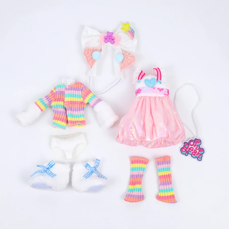 Стильный Модный комплект ручной работы для 1/6 кукол BJD наряды 12-дюймовых