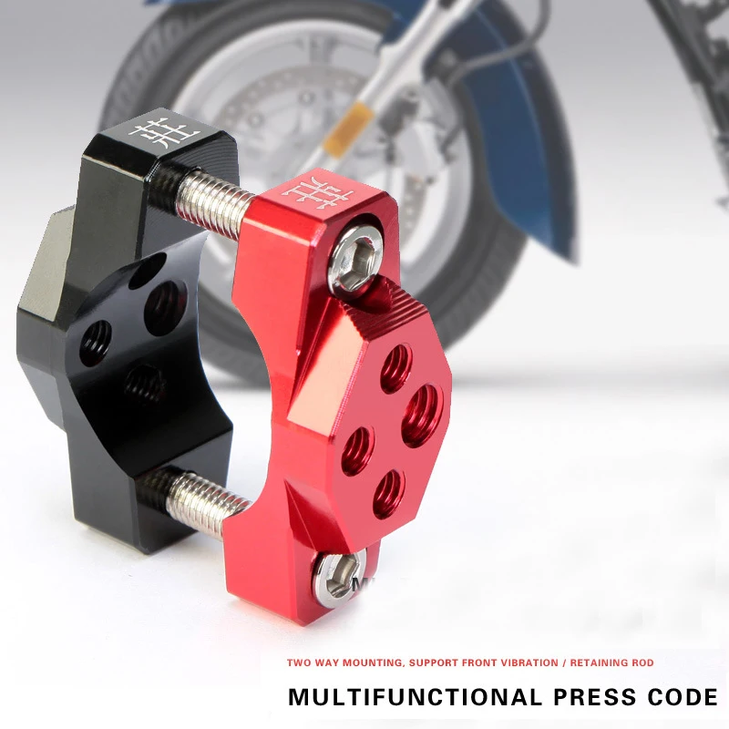 SLKE Electric Motorcycle pipe clamp accessories External tube mobile phone bracket faucet decoration fixed bumper external clamp