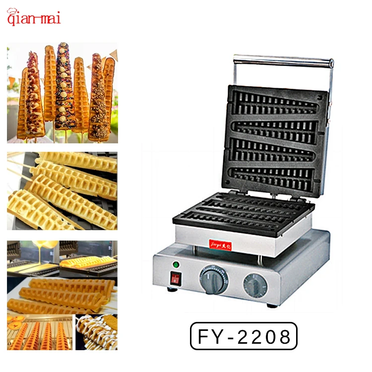 Best sellers Snack Food Machine Equipment circles Waffle Maker pine tree Commercial Waffle Maker stainless steel Machine