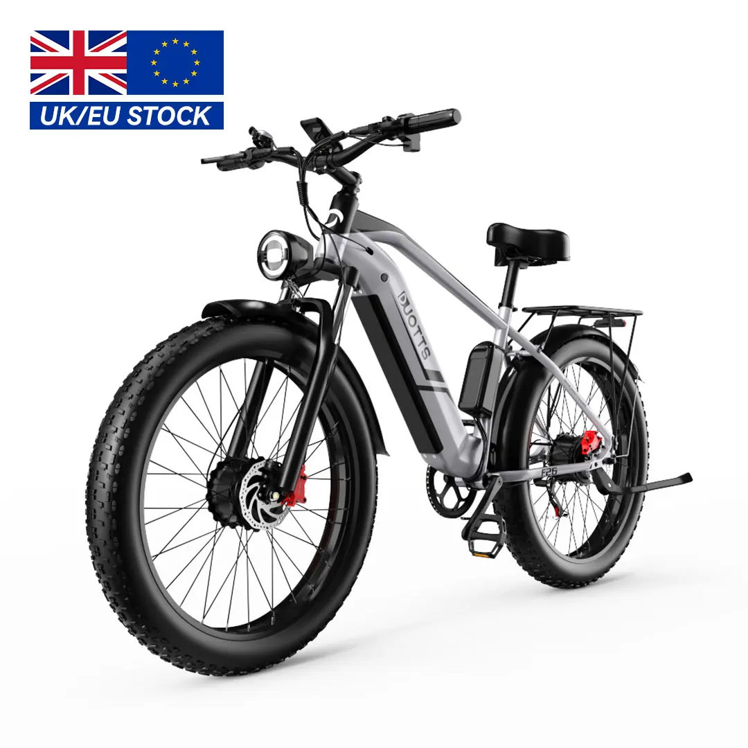 EU Warehouse Fat Tire Electric Bike 26inch Off Road E-bike 750W*2 Dual Motor 20ah Battery Beach Cruiser Electric Bicycle