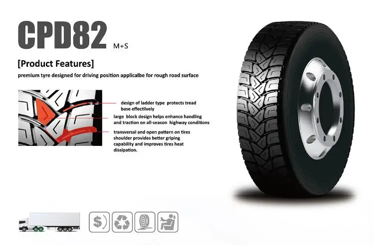 Lanvigator Compasal Aplus brand 11R22.5 13R22.5 315/80R22.5 all steel radial truck tires all position TBR heavy duty truck tires