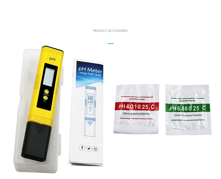 Aquarium Pool High Accurate Portable Waterproof Wine Digital PH Meter Pen Digital ph meter tester