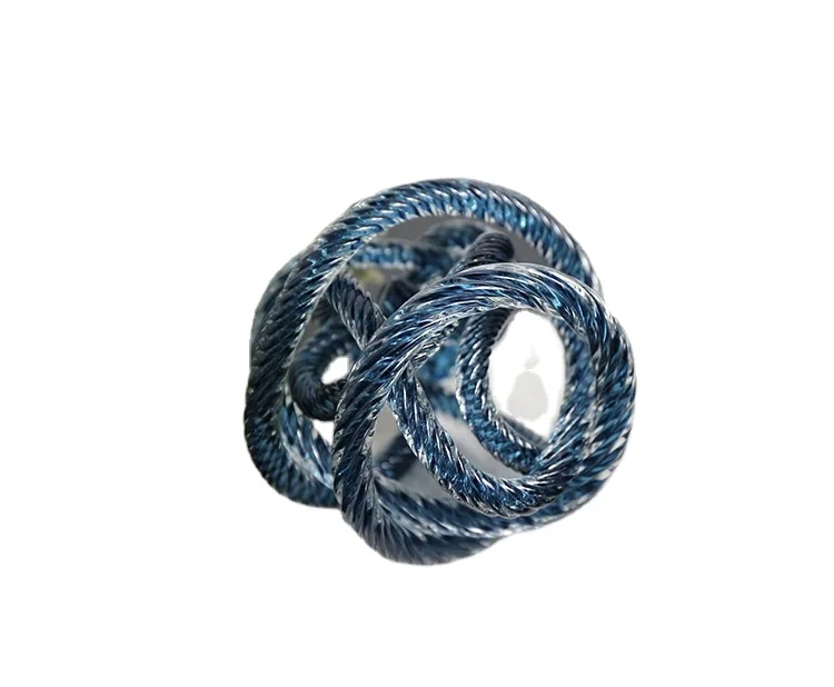 Custom Modern Art Crystal Glass Ornament for Wholesale High Quality Handmade Decorative Craft Glass Knot with Unique Design