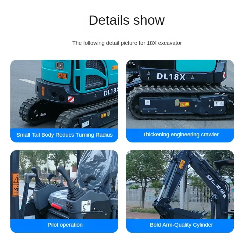 CE EPA Home Farm Kubota двигатель 1.7Ton 2Ton 3.5Ton Малогабаритный гусеничный экскаватор мини-экскаватор