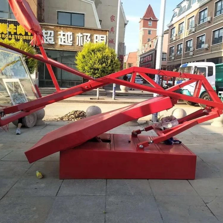 Dezhou век Звездный ручной гидравлический портативный баскетбольный стенд подвижная Складная баскетбольная площадка 6 мм 20 Круглая стальная доска