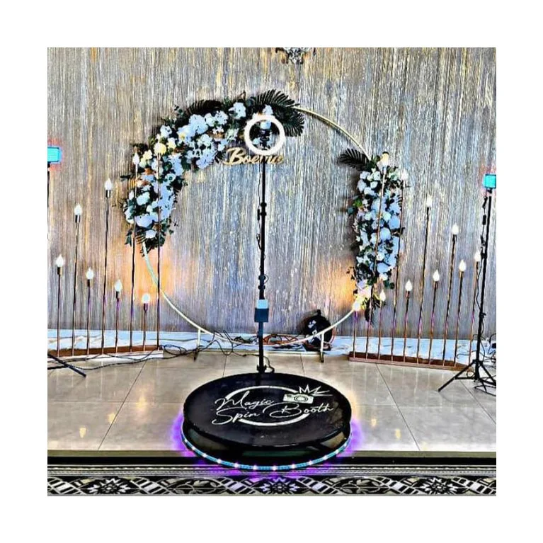 Large Size Portable Wedding Party Photo-Booth-360 Motor Replacement 360 Photo Booth Light Stick
