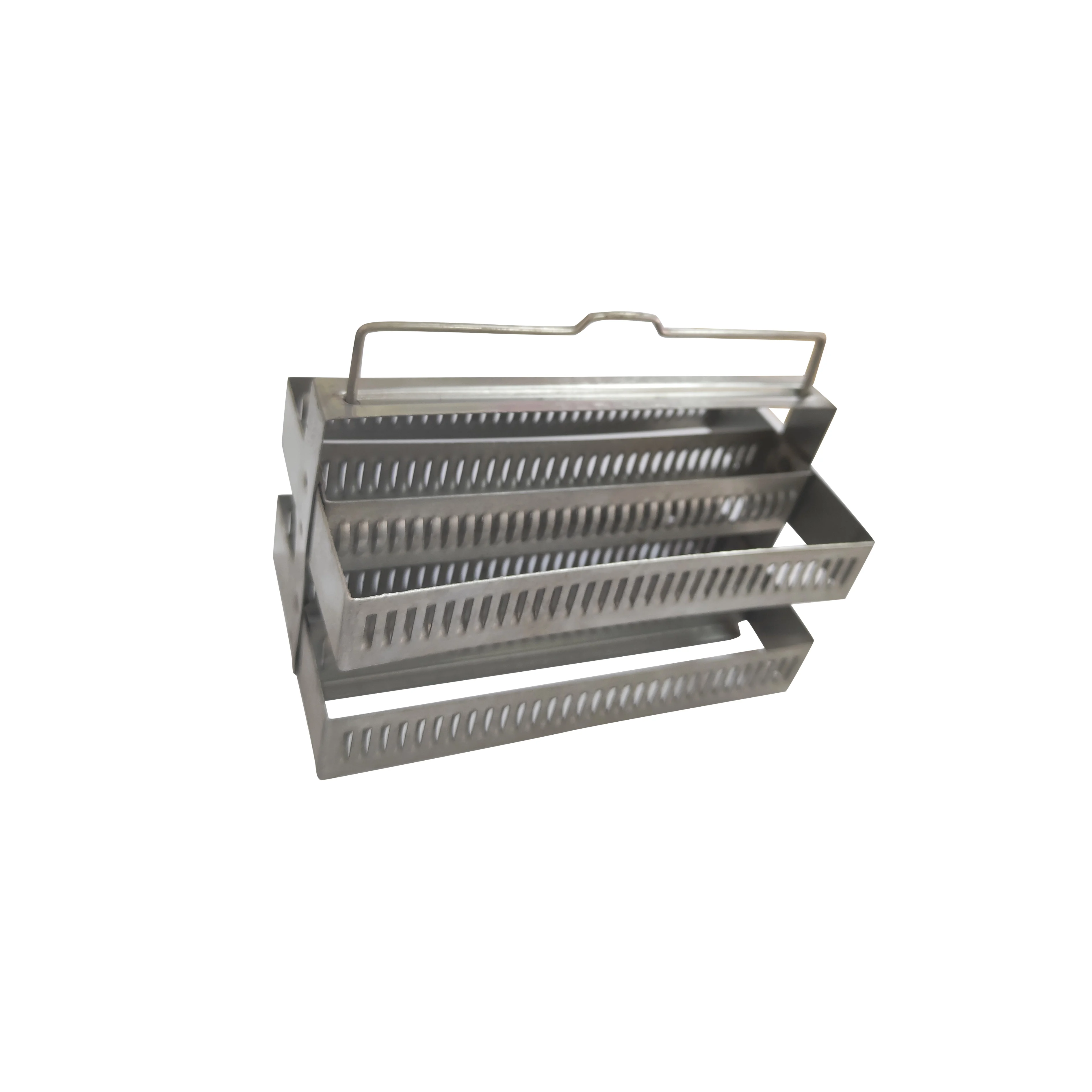 Microbiology Labs Use Metal Slide Staining Racks