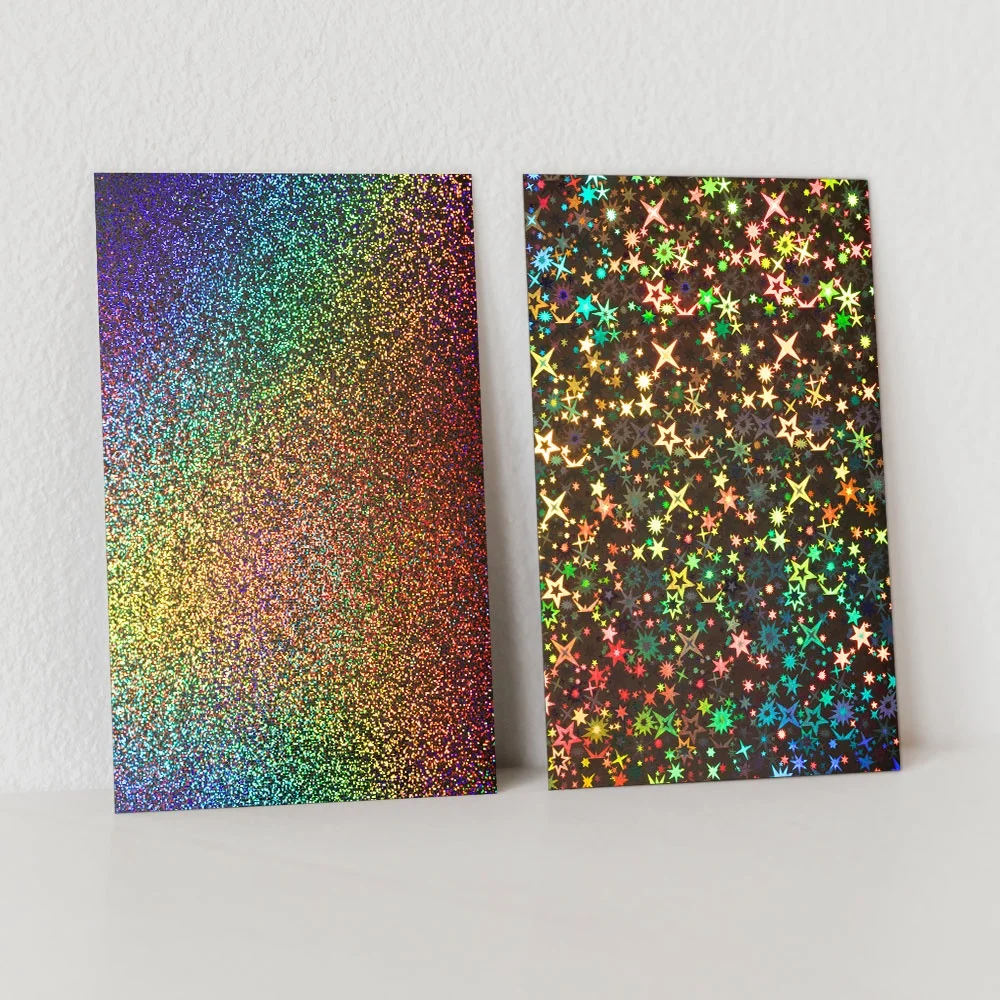 30gsm to 450gsm Printable Holographic Paper of Various Patterns