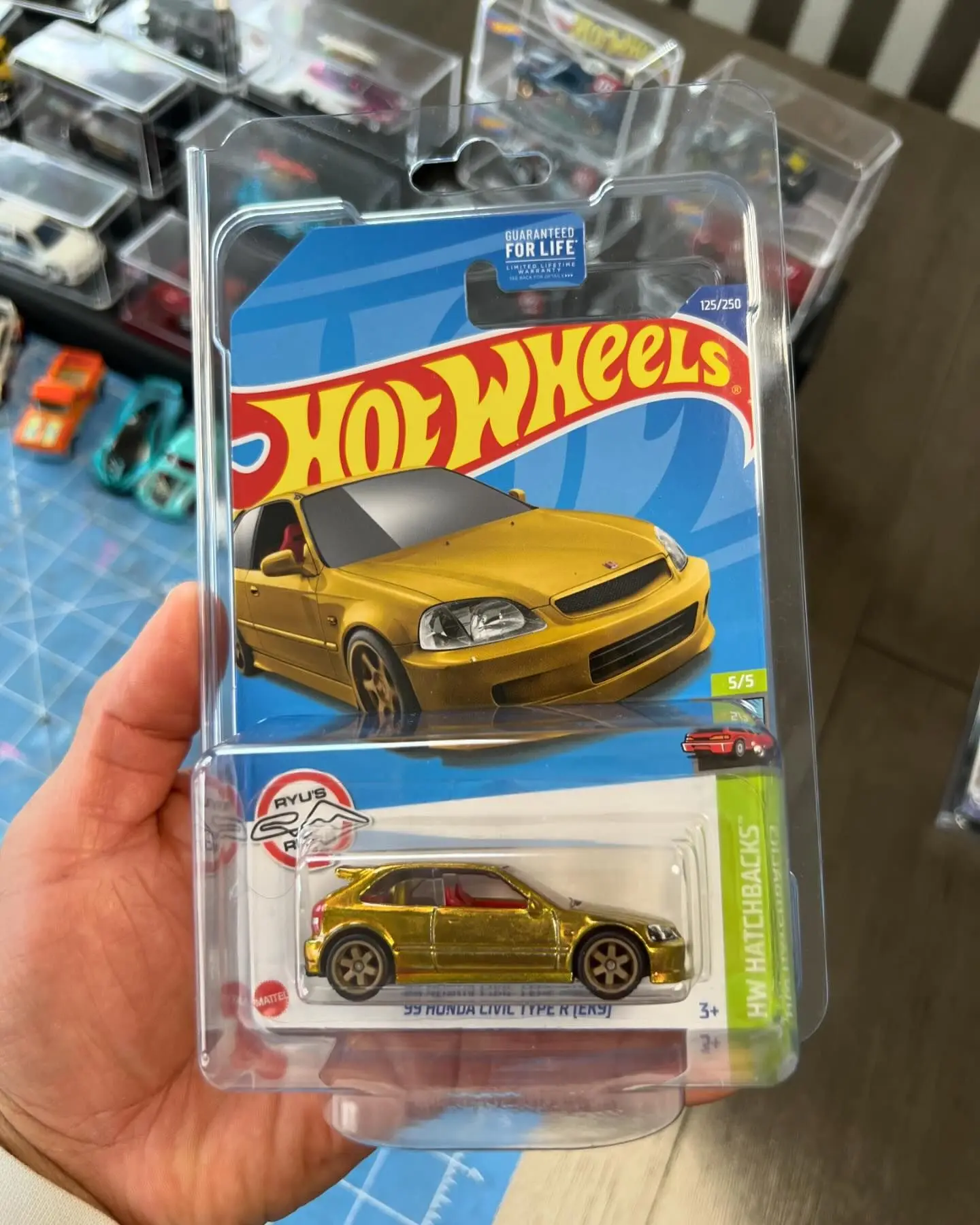 In Stock Hot Wheels Protector De Hotwheels Blister Display Case For HotWheels Mainline Series Matchbox Car Packaging