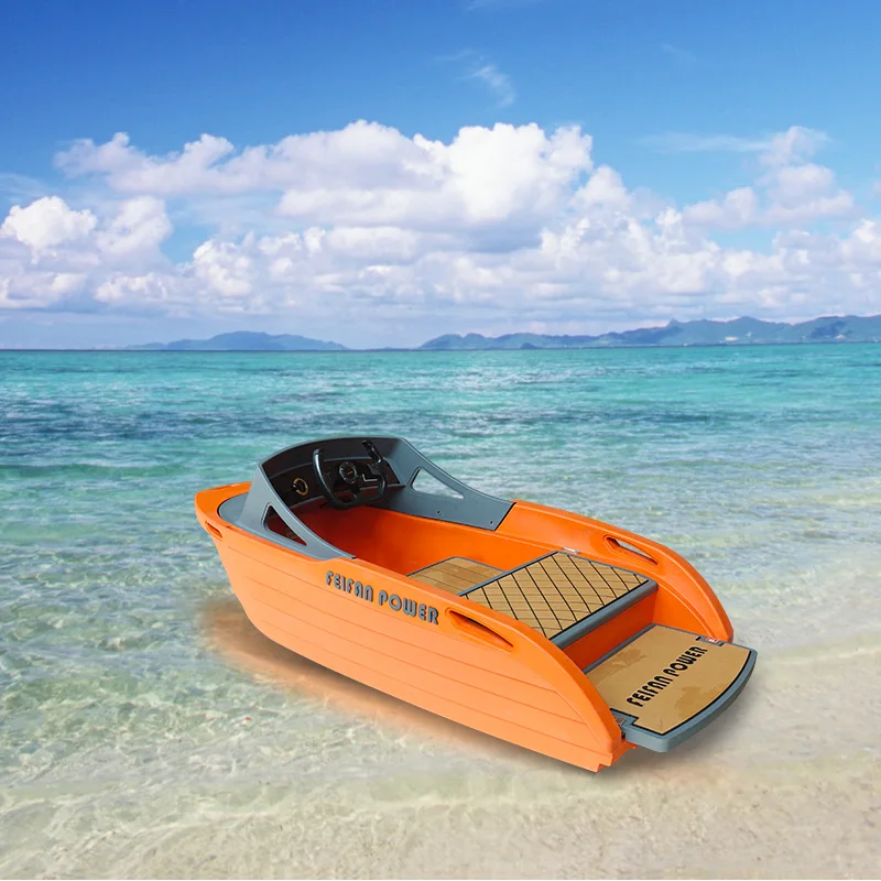 China Factory Rotomolded Plastic Jet Boat High Speed Boat With Electric Engine