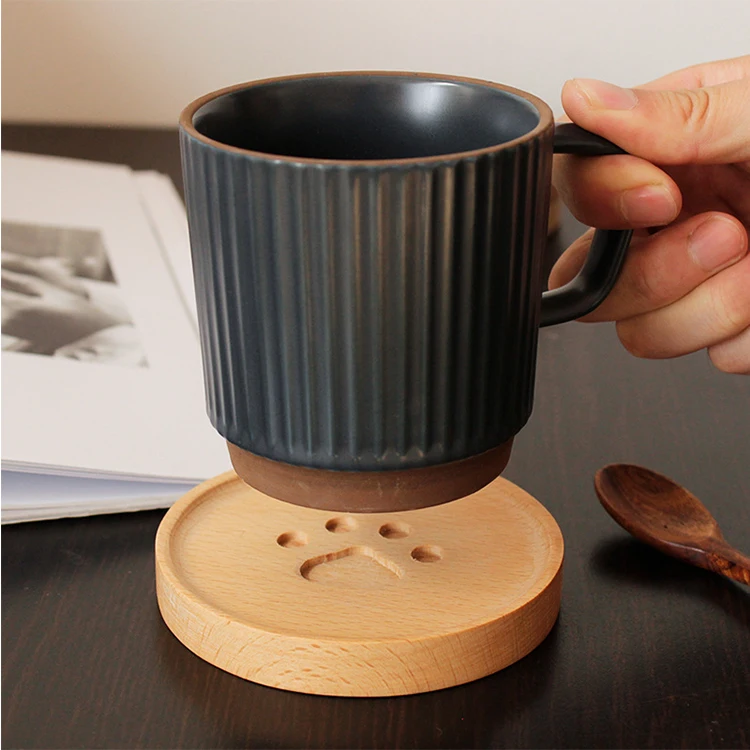 
Nature Wooden Pallet Custom beer coaster Wood Coaster Cup Cushion 