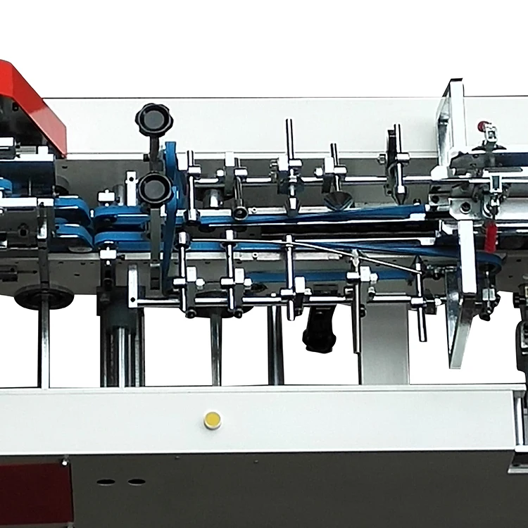 ZH-500 Modern hot sell corrugated paper box mini automatic folder gluer machine