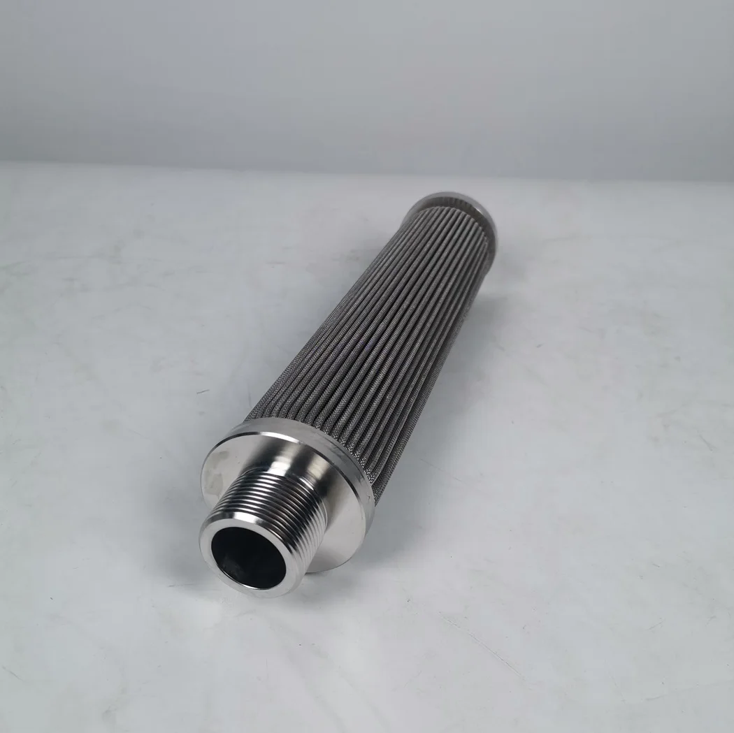 Sintered porous metal powder filter cartridges