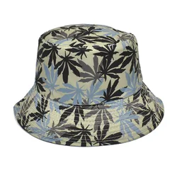 Забавная Панама с Кленовым листом, шляпа с двумя сторонами, дешевые шляпы