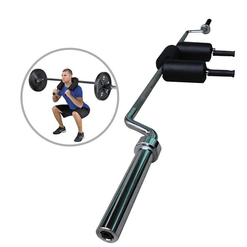Best-selling Gym Weight Lifting Equipment Fitness Training Safety Squat Barbell Bar Squat Rack With Pull Up Bar