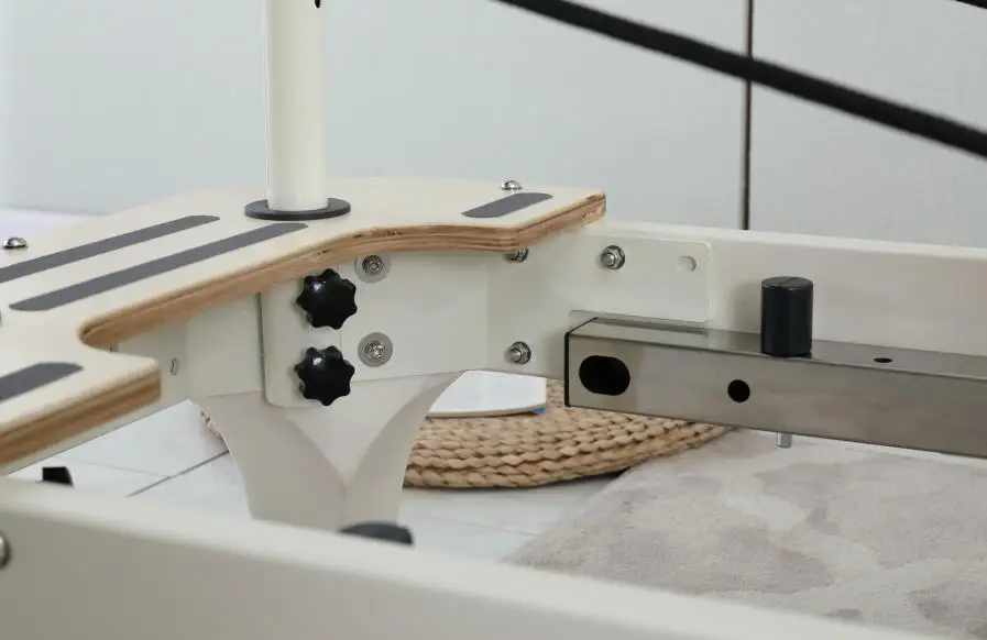 Home and studio Gym fitness 3 in 1 Cadillac white wood pilates reformer with tower