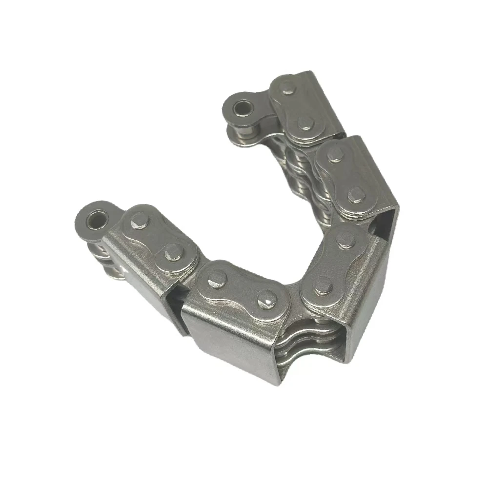 Hot sale 08A U2 08B U2 10A U2 10B U2 SS304 Roller Chain with U Type Attachment