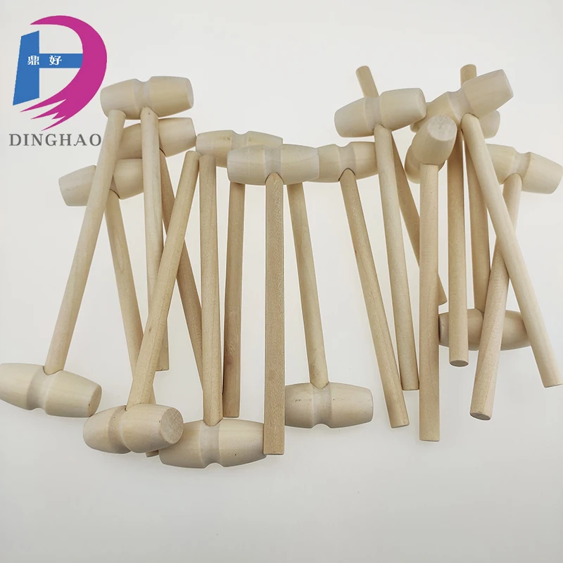 
Factory Friendly Solid mini Wood Hammer for KIDS Mini Hammer for Crab 