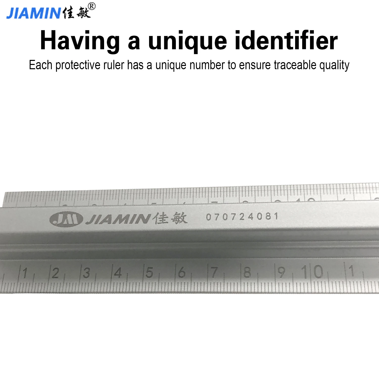 Jiamin new high-strength aluminum alloy advertising graphic, woodworking, drawing, marking, protection, cutting ruler