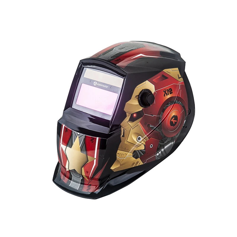 RLINGD Rdm-731 Hard Hat With Attached Safety Helmets Solar Powered Cheap Custom Hood Work Iron Man Welding Helmet Auto Darkening
