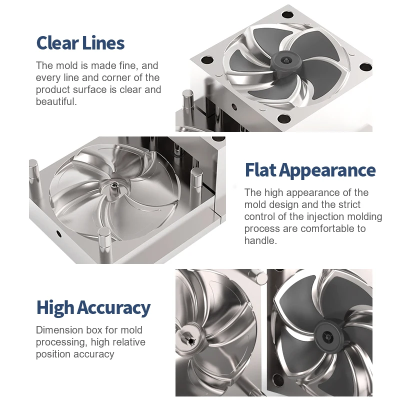 CNC Machine for Mold Making PP Plastic/PP Plastic Injection Molding Service From  Model Molding
