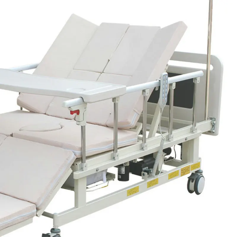 Multifunction Electric Nursing Home Bed Foldable  Home Care Hospital Bed Icu Electric Hospital Medical Beds With Toilet