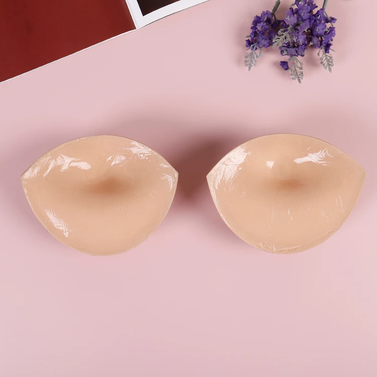 Thicken Cup Adhesive Strapless Push Up Bra Pad Insert For Bikini