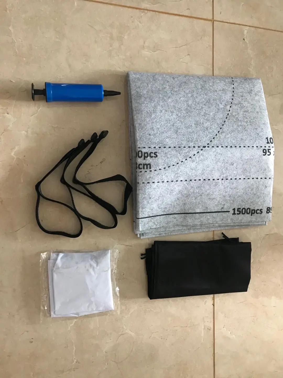 Jigsaw Roll Felt Mat Puzzle Storage Mat Puzzles Blanket For Up to 1500 Pieces Puzzle Accessories Portable Storage bag