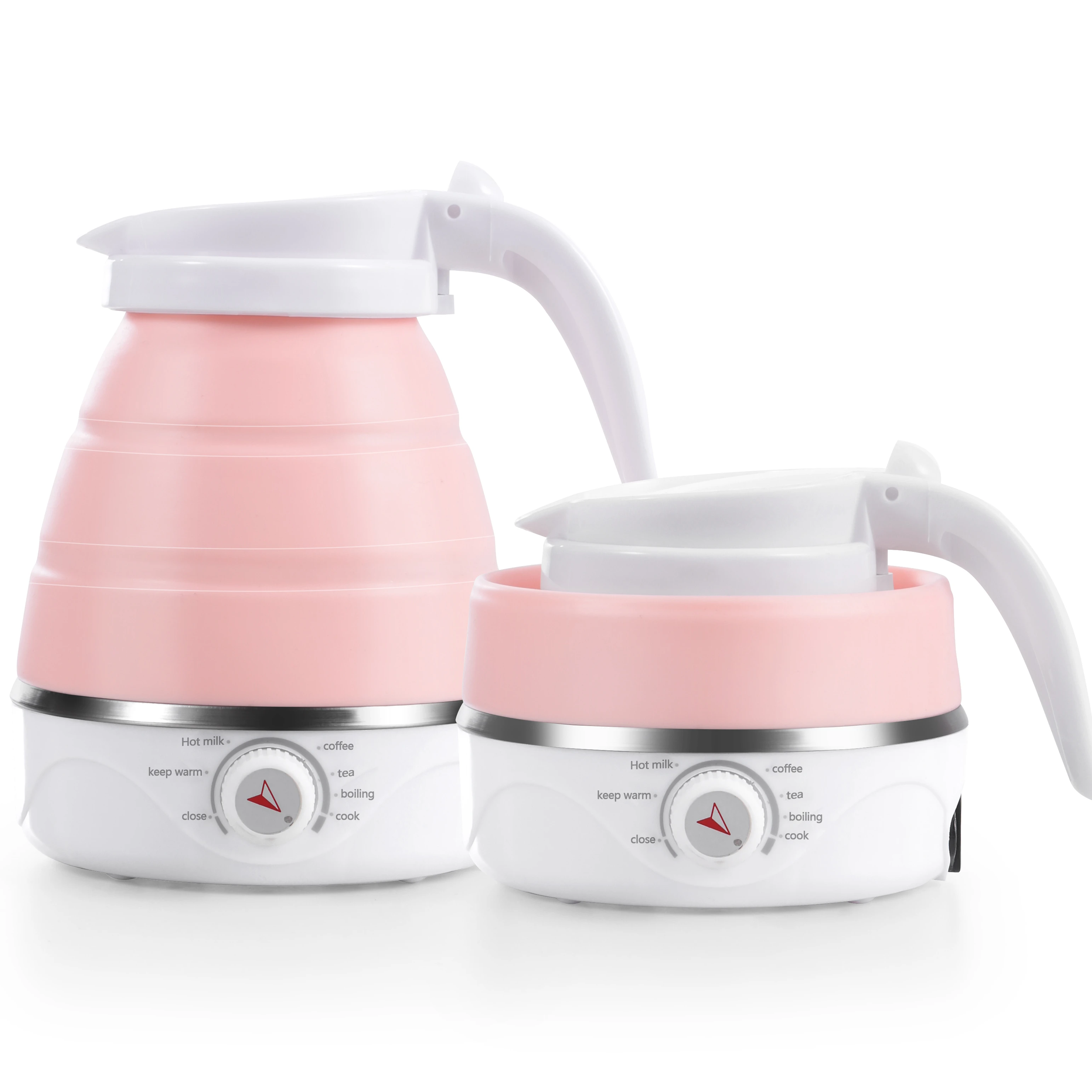 Travelling Folding Kettle Electric Silicone portable Water Kettles collapsible tea kettle