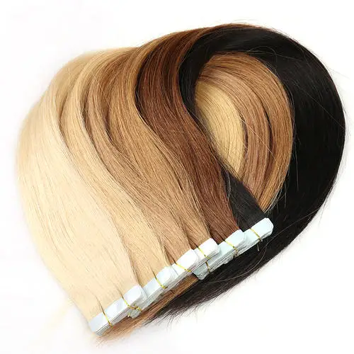 Wholesale Russian Remy Tape Hair Extensions Double Drawn Tape In Hair Extensions Virgin Human Hair Extension