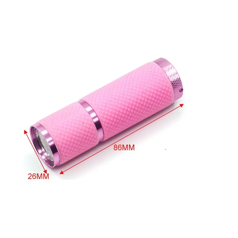 mini torch light Cheap Promotional Gifts Silicone Pocket Size  9 Led Grow In Dark Led