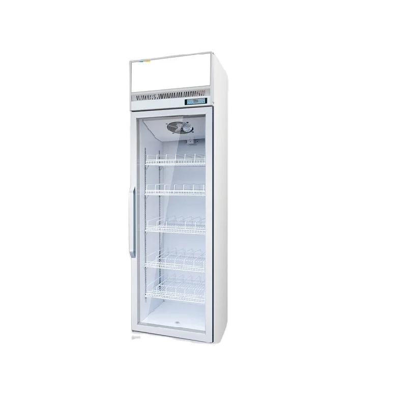 Commercial freezers for ice-cream glass door chiller freezer vertical deep freezer