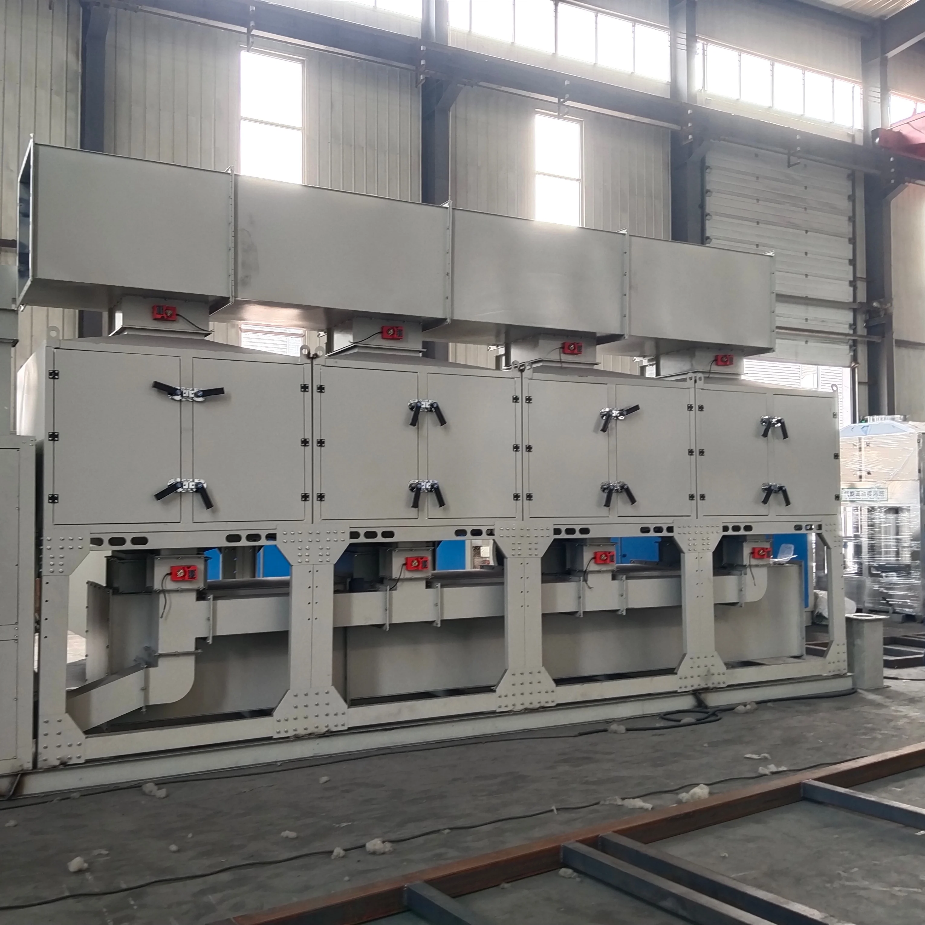 large air volume exhaust gas VOCs treatment technology activated carbon adsorption desorption catalytic combustion system