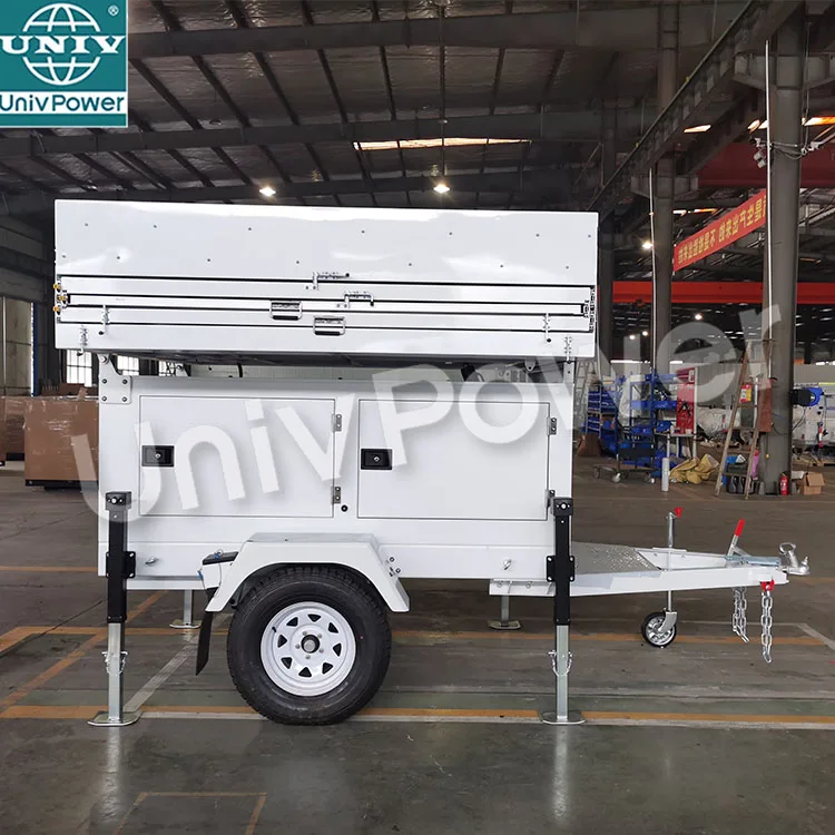 Генератор солнечной энергии 5000 Вт, трейлер с солнечной энергией, 10 солнечных панелей